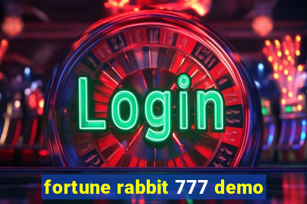 fortune rabbit 777 demo